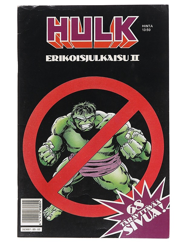 Hulk Erikoisjulkaisu 2/89 - Sarjakuvat - 10105609474 - 0