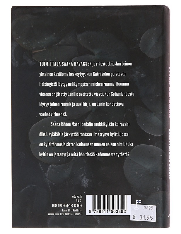 Kuka pimeässä kulkee - Elina Backman - Romaanit ja novellit - 10105609497 - 1