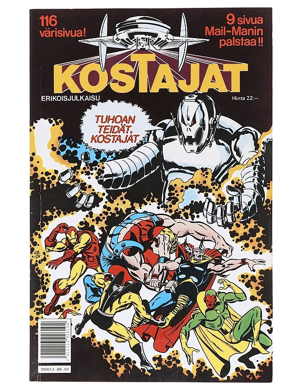 Kostajat Erikoisjulkaisu 1989 - Sarjakuvat - 10105609501 - 0