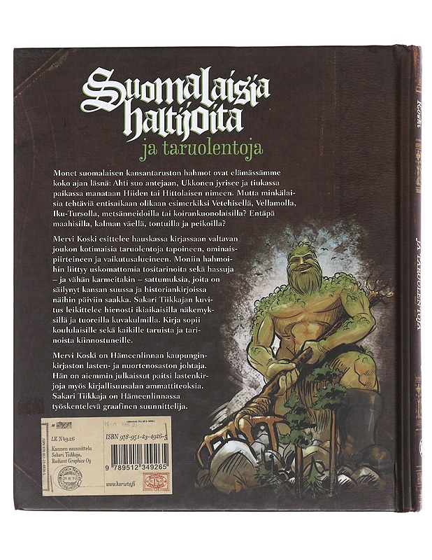 Suomalaisia haltijoita ja taruolentoja - Koski, Mervi - Fantasia- ja scifi - 10105609507 - 1