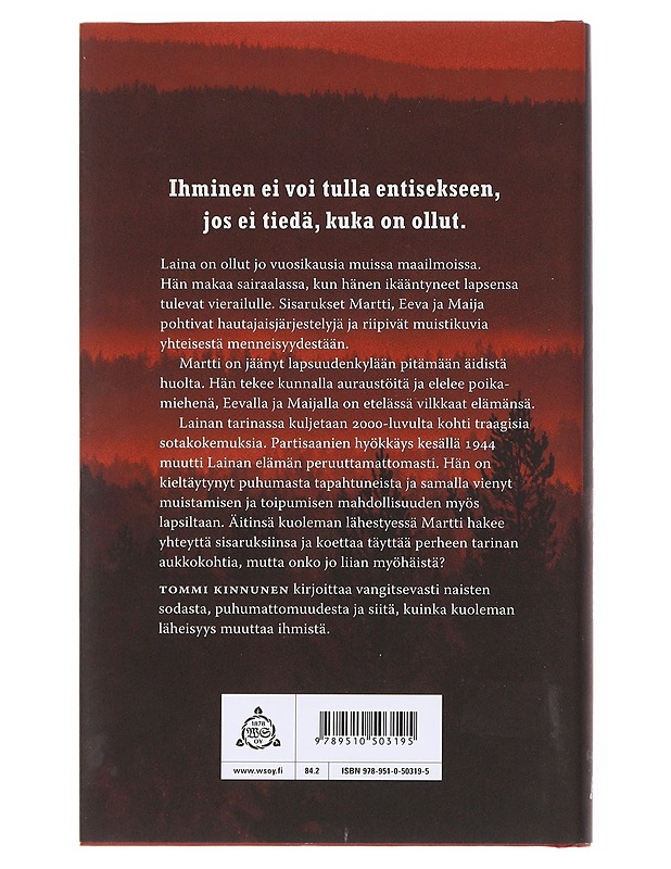 Kaarna - Tommi Kinnunen - Kaunokirjallisuus - 10105609530 - 1