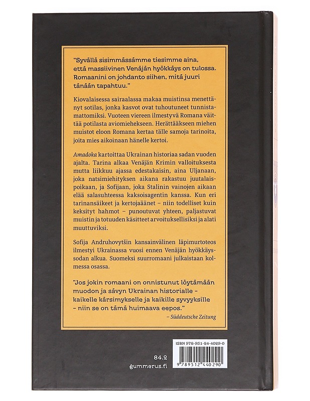 Romana / romaani - Andruhovyts, Sofija - Romaanit ja novellit - 10105609531 - 1