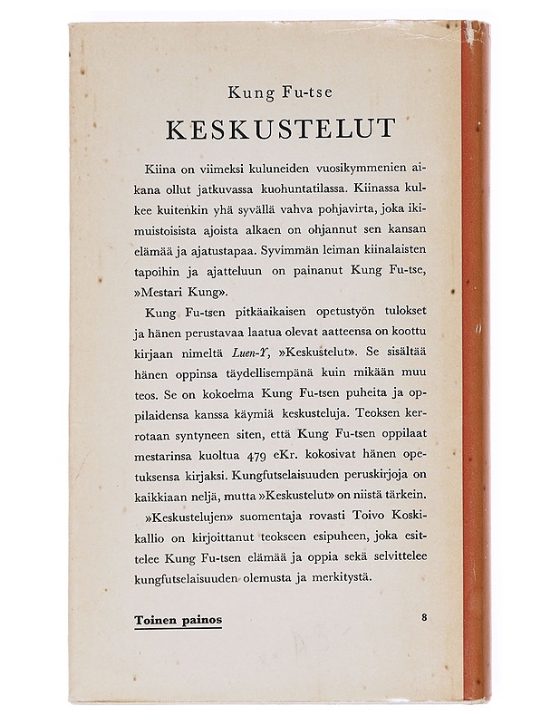 Keskustelut - Kung Fu-tse - Tietokirjat - 10105609556 - 1