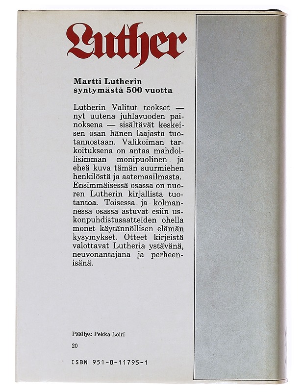 Martti Luther valitut teokset II - Luther, Martti - Tietokirjat ja oppaat - 10105609590 - 1