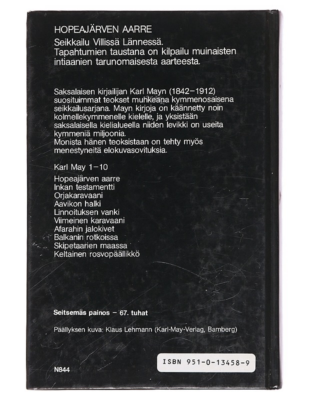 Hopeajärven aarre - May, Karl - Romaanit ja novellit - 10105609589 - 1