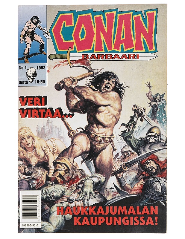 Conan Barbaari 1/93 Veri virtaa - Sarjakuvat - 10105609612 - 0