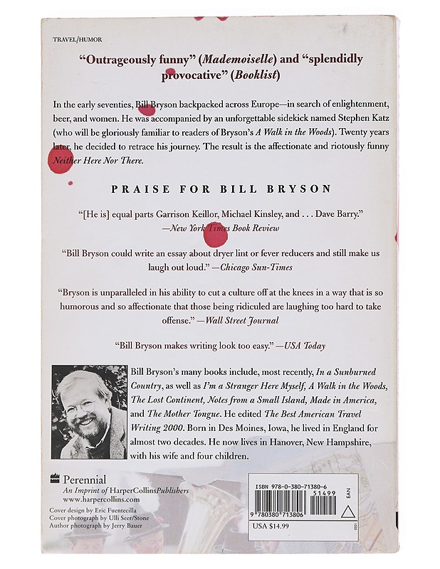 Neither Here Nor There - Bill Bryson - Elämäkerrat ja muistelmat - 10105609637 - 1