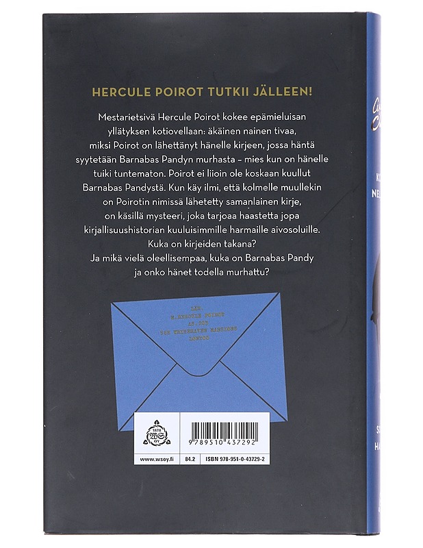 Kolme neljästä / uusi Hercule Poirot -mysteeri - Hannah, Sophie - Jännitys ja dekkarit - 10105609653 - 1