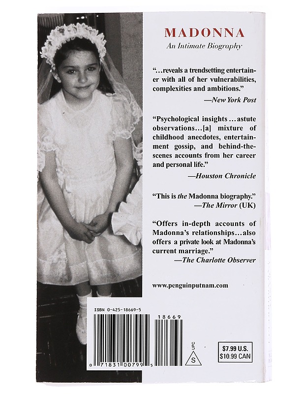 Madonna : an intimate biography - J. Randy Taraborrelli - Elämäkerrat ja muistelmat - 10105609690 - 1