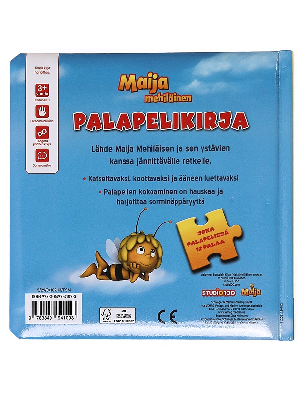 Maija Mehiläinen palapelikirja: Retkellä - Elina Kollmann  - Lastenkirjat - 10105609694 - 1