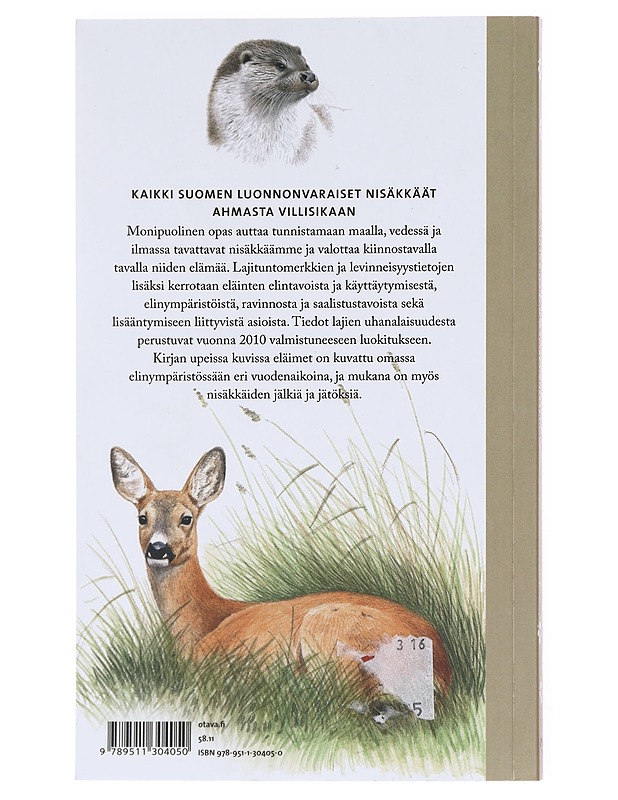 Suomen nisäkkäät - Bjärvall, Anders - Tietokirjat ja oppaat - 10105609722 - 1