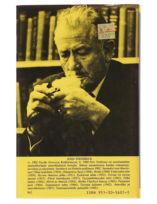 Ystävyyden talo - Steinbeck, John - Romaanit ja novellit - 10105609750 - 1
