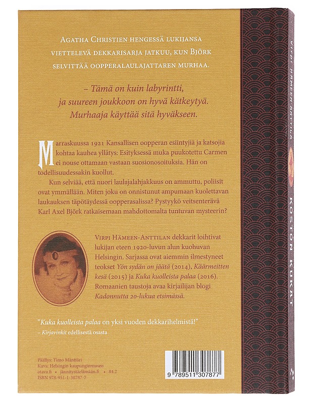 Koston kukat / Karl Axel Björkin tutkimuksia, osa neljä - Virpi Hämeen-Anttila - Romaanit ja novellit - 10105609768 - 1