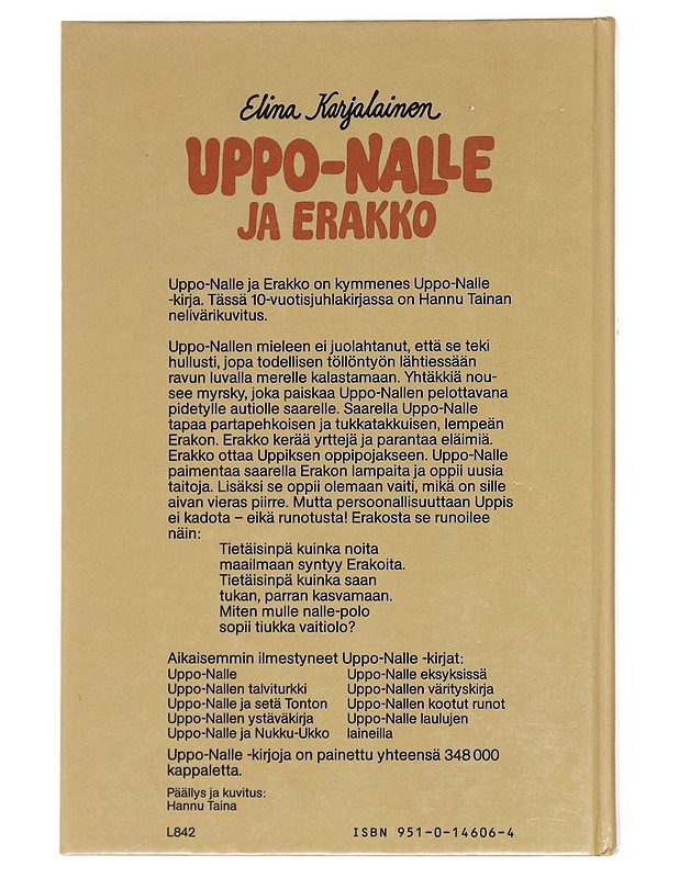 Uppo-Nalle ja erakko - Elina Karjalainen - Lastenkirjat - 10105609786 - 1