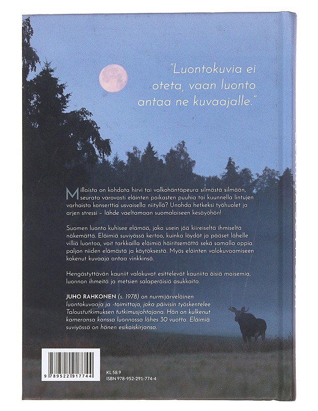 Eläimiä suviyössä - Juho Rahkonen - Tietokirjat ja oppaat - 10105609799 - 1