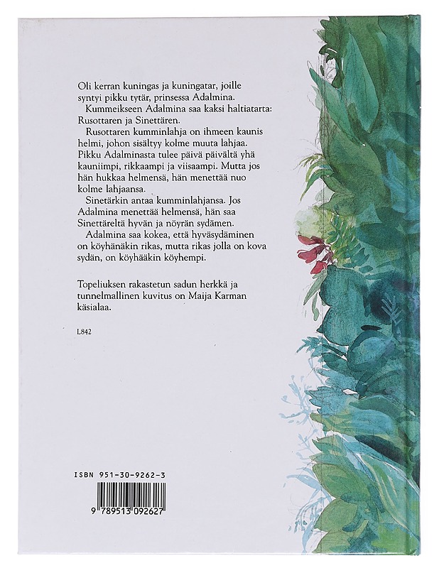 Adalminan helmi - Topelius, Zacharias - Lastenkirjat - 10105609828 - 1