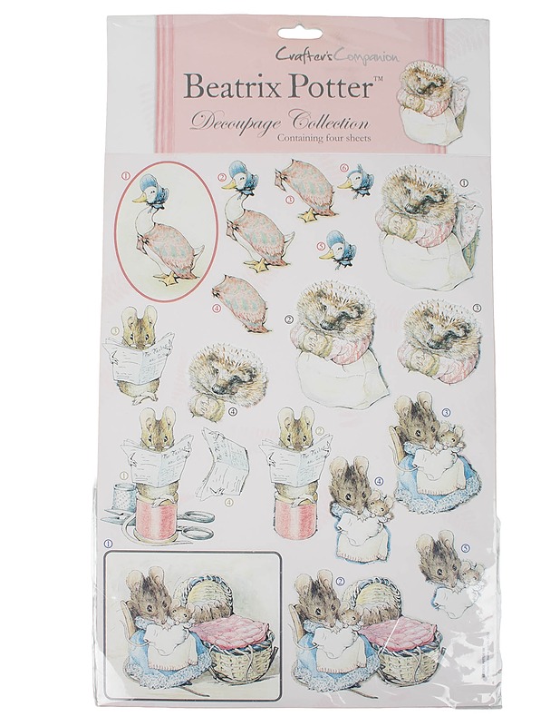 CRAFTER'S COMPANION Beatrix Potter Decoupage Collection - Askartelu - 10105609845 - 0