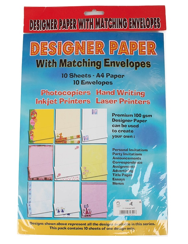 KIKY CREATIVE PRODUCTS Designer paper kirjepaperisetti - Askartelu - 10105609850 - 1