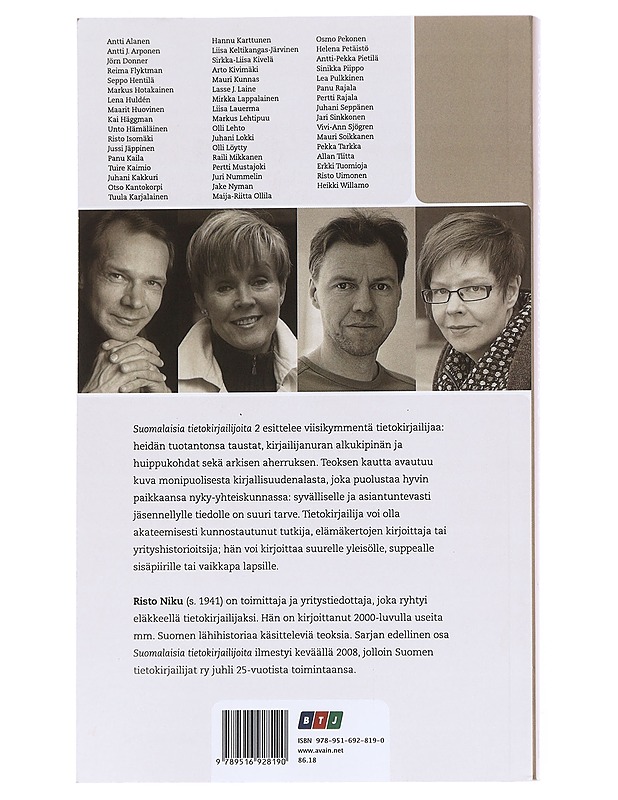 Suomalaisia tietokirjailijoita 2 - Risto Niku - Elämäkerrat ja muistelmat - 10105609879 - 1