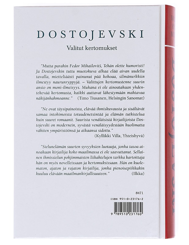 Valitut kertomukset - Dostojevski, F. M. (Fjodor Mihailovits) - Romaanit ja novellit - 10105609936 - 1