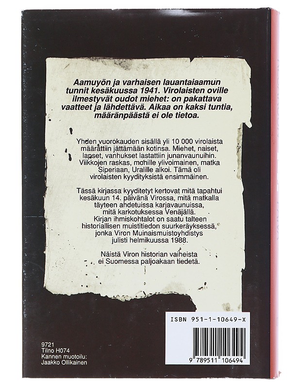 Kesäkuun 14. päivä - Mart Laar - Romaanit ja novellit - 10105609978 - 1