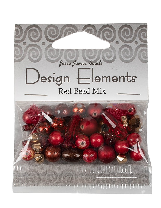 JESSE JAMES BEADS punaiset helmet - Askartelu - 10105609992 - 0
