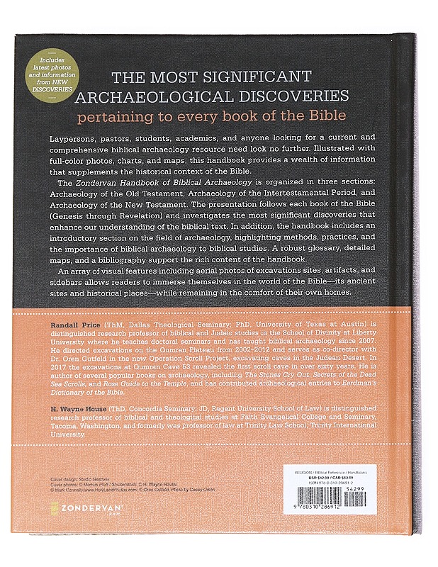 Zondervan Handbook of Biblical Archaeology - Randall Price, H. Wayne House  - Tietokirjat - 10105610007 - 1