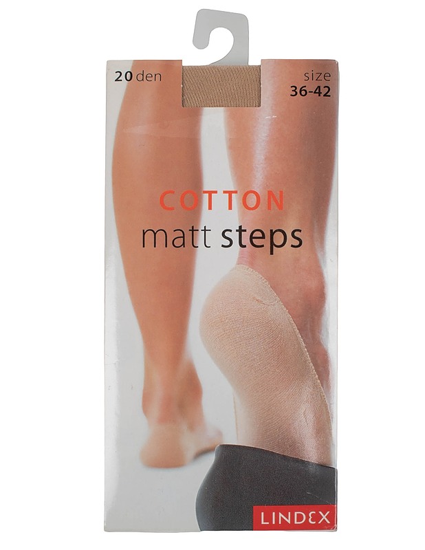 LINDEX 20den Matt steps avokassukat, 36-42 - Asusteet - 10105610016 - 0
