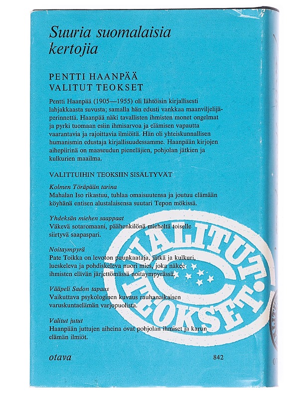 Pentti Haanpää: valitut teokset - Pentti Haanpää - Romaanit ja novellit - 10105610136 - 1