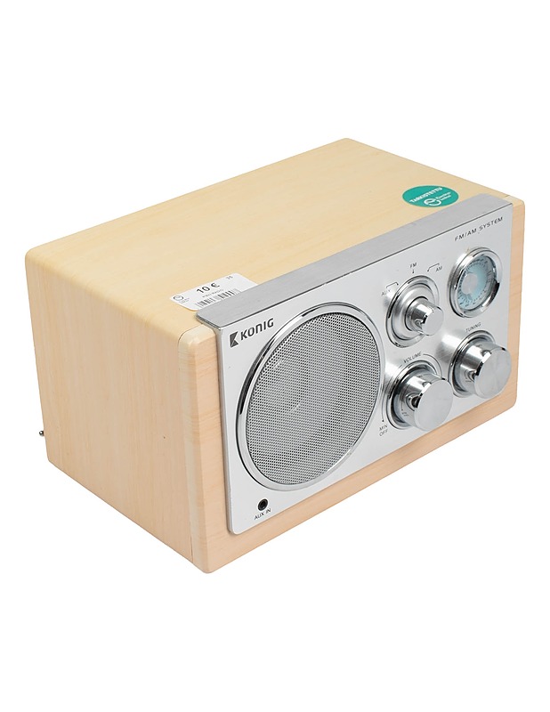 KÖNIG AM/FM-pöytäradio - Viihde-elektroniikka - 10105610142 - 0