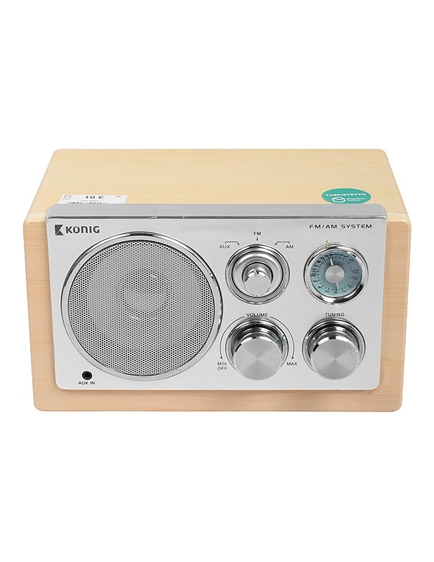 KÖNIG AM/FM-pöytäradio - Viihde-elektroniikka - 10105610142 - 1