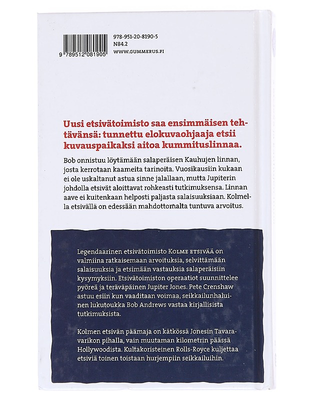 3 etsivää ja kauhujen linna - Arthur, Robert - Nuorten kirjat - 10105610193 - 1