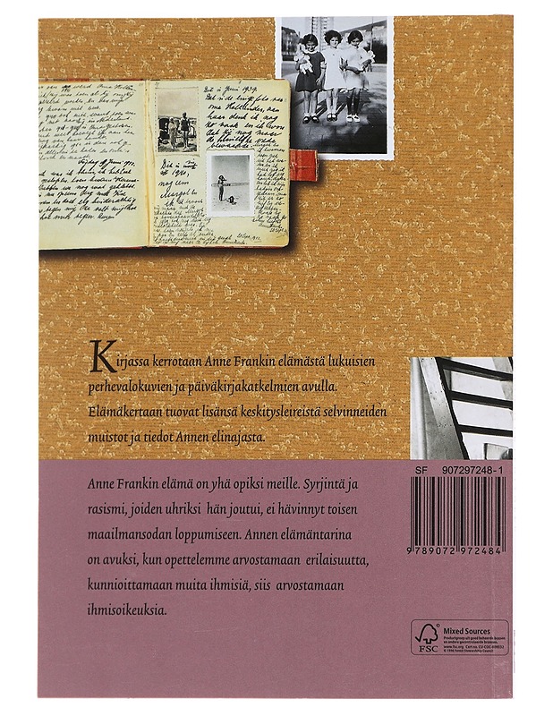 Anne Frank : historiaa nykypäivälle - Westra, Hans - Elämäkerrat ja muistelmat - 10105610276 - 1