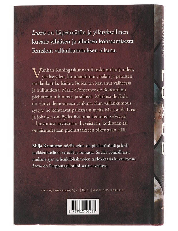 Luxus - Kaunisto, Milja  - Kirja lahjaksi - 10105610293 - 1