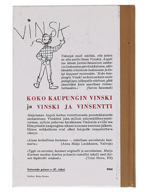 Koko kaupungin Vinski - Aapeli - Lastenkirjat - 10105610304 - 1
