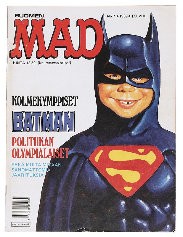  Suomen MAD No. 7/1989 - Semic - Lehdet - 10105610369 - 0