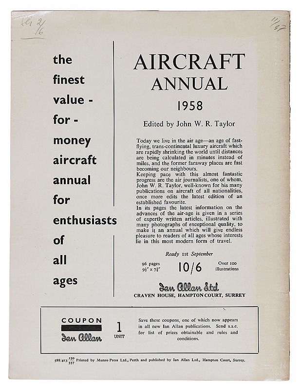  Fleet Air Arm -  Taylor, John W. R. - Lehdet - 10105610372 - 1