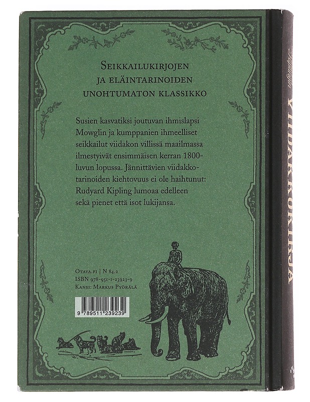 Rudyard Kiplingin Viidakkokirja - Kipling, Rudyard - Nuorten kirjat - 10105610383 - 1