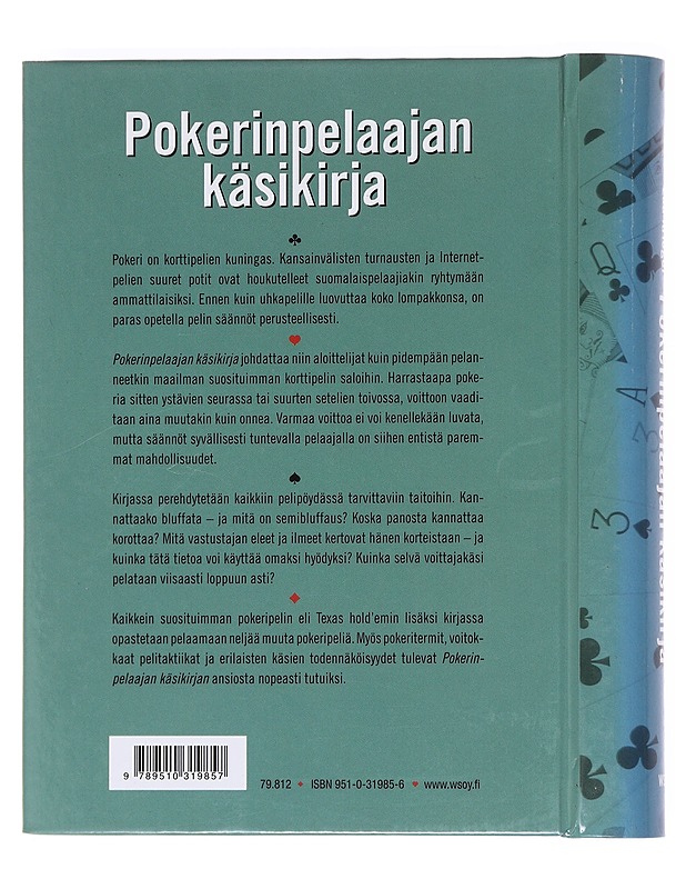 Pokerinpelaajan käsikirja - Krieger, Lou - Tietokirjat ja oppaat - 10105610396 - 1