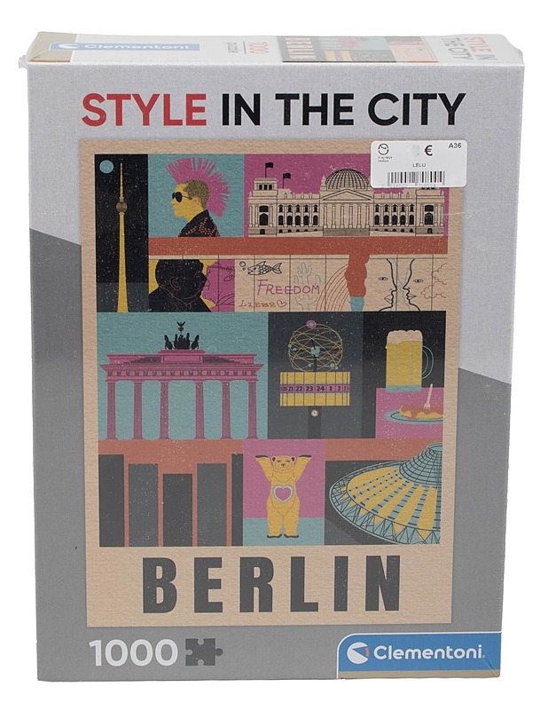 CLEMENTONI Style in the City Berlin palapeli, 1000 palaa - Palapelit - 10105610409 - 0