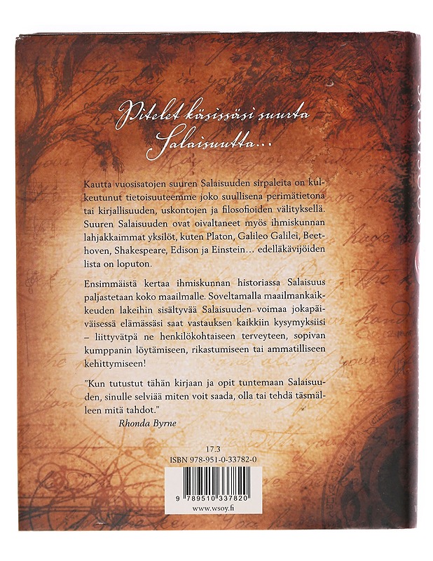 Salaisuus - Byrne, Rhonda - Elämäkerrat ja muistelmat - 10105610435 - 1
