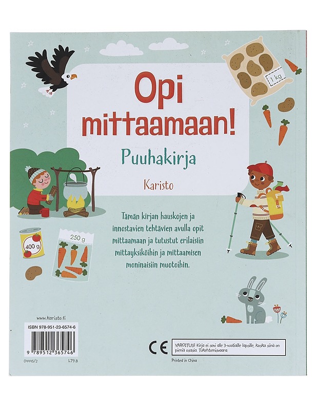 Opi mittaamaan! : puuhakirja - Lara Bryan - Kirja lahjaksi - 10105610441 - 1