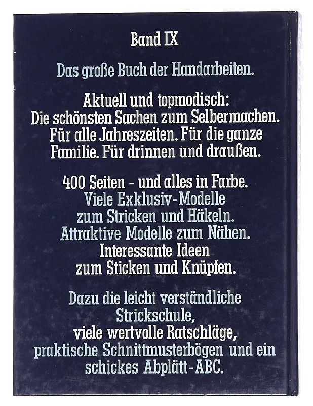 Das grosse Buch der Handarbeiten 9 - Sigrid Bär - Tietokirjat ja oppaat - 10105610458 - 1