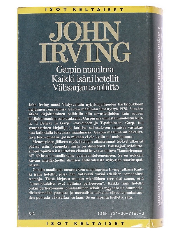 Garpin maailma; ; Kaikki isäni hotellit - Irving, John - Romaanit ja novellit - 10105610473 - 1