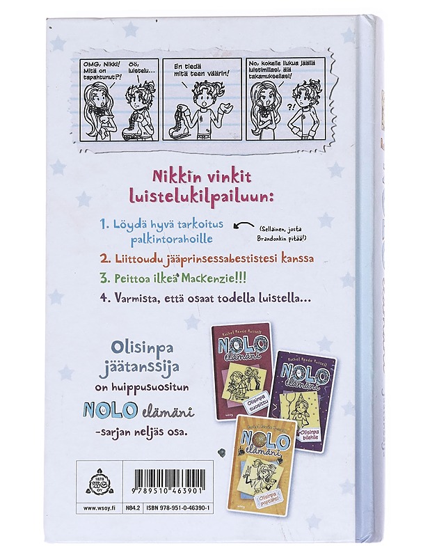 Nolo elämäni 4 : Olisinpa jäätanssija - Russell, Rachel Renée - Lastenkirjat - 10105610498 - 1