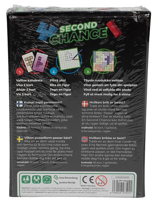 LAUTAPELIT.FI Second Chance Perhepeli - Lautapelit - 10105610525 - 1