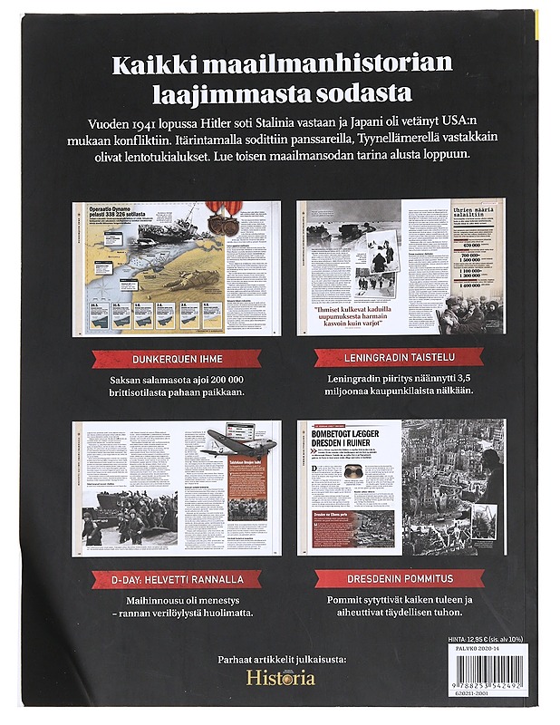Toinen maailmansota - päätoimittaja: Hanne-Luise Danielsen - Tietokirjat ja oppaat - 10105610536 - 1