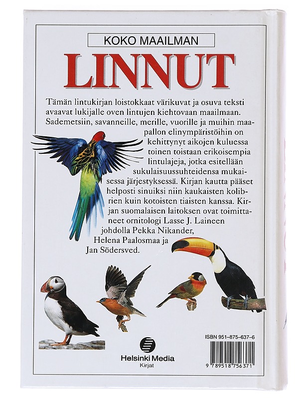 Koko maailman linnut - Colin Harrison - Tietokirjat ja oppaat - 10105610568 - 1