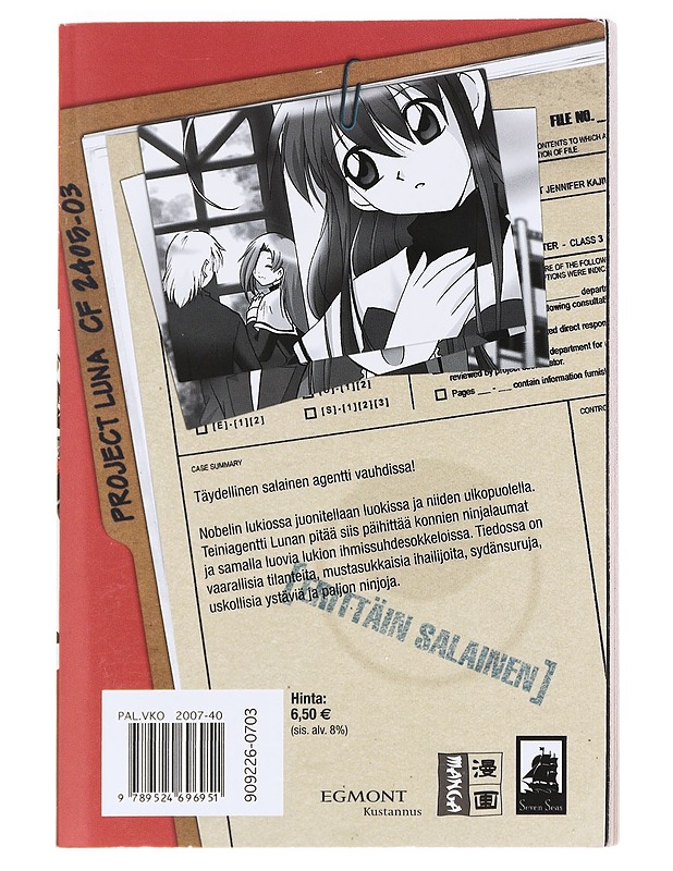Teiniagentti Luna / 3 - Shiei - Sarjakuvat - 10105610571 - 1