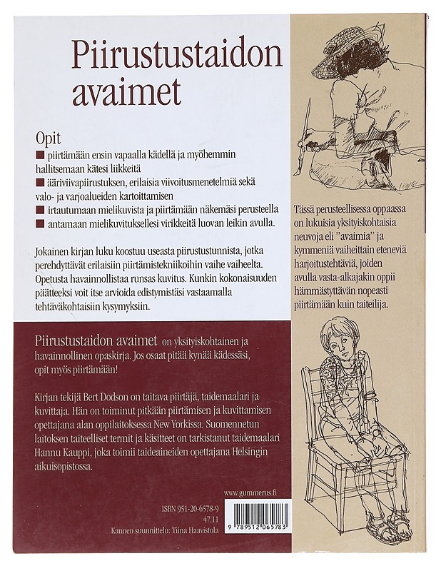 Piirustustaidon avaimet - Dodson, Bert - Tietokirjat ja oppaat - 10105610587 - 1